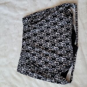 Jones New York Signature Skort Black and White Size Large